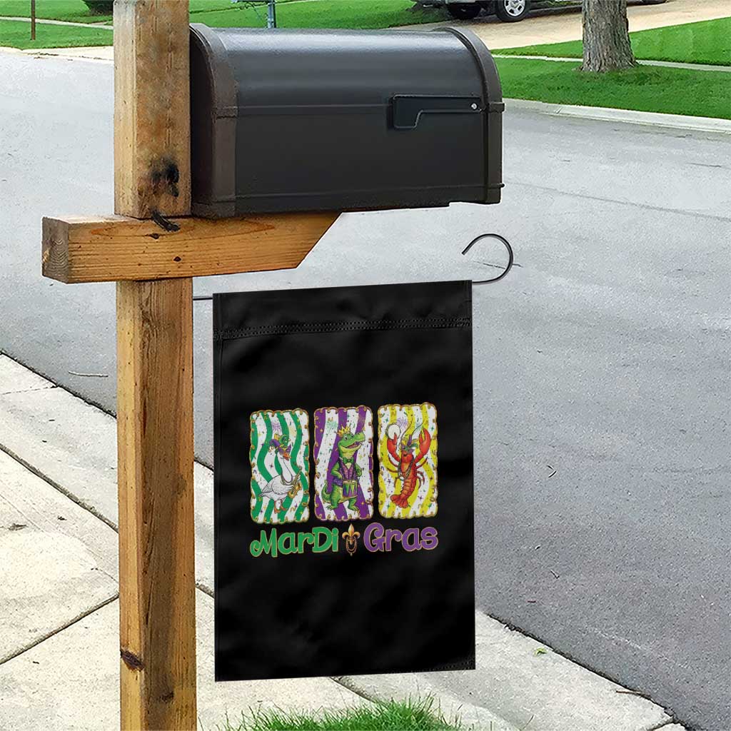 Funny Mardi Gras Animal Garden Flag Alligator Crawfish Goose New Orleans Louisiana TS14 Print Your Wear
