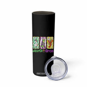Funny Mardi Gras Animal Skinny Tumbler Alligator Crawfish Goose New Orleans Louisiana TS14 Print Your Wear