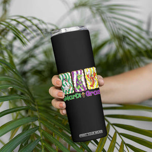 Funny Mardi Gras Animal Skinny Tumbler Alligator Crawfish Goose New Orleans Louisiana TS14 Print Your Wear
