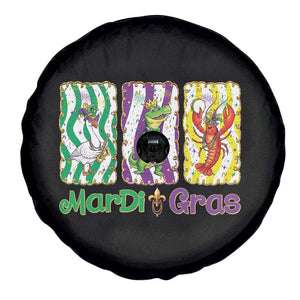 Funny Mardi Gras Animal Spare Tire Cover Alligator Crawfish Goose New Orleans Louisiana TS14 Print Your Wear