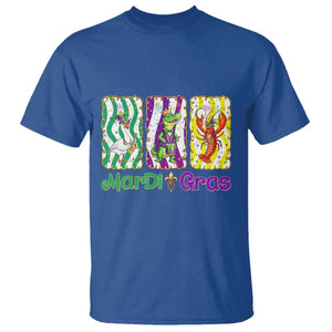 Funny Mardi Gras Animal T Shirt Alligator Crawfish Goose New Orleans Louisiana TS14 Royal Blue Print Your Wear