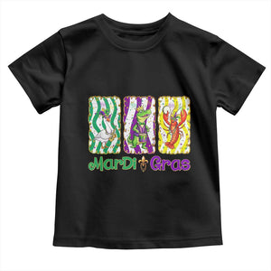 Funny Mardi Gras Animal Toddler T Shirt Alligator Crawfish Goose New Orleans Louisiana TS14 Black Print Your Wear