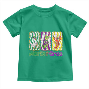 Funny Mardi Gras Animal Toddler T Shirt Alligator Crawfish Goose New Orleans Louisiana TS14 Irish Green Print Your Wear