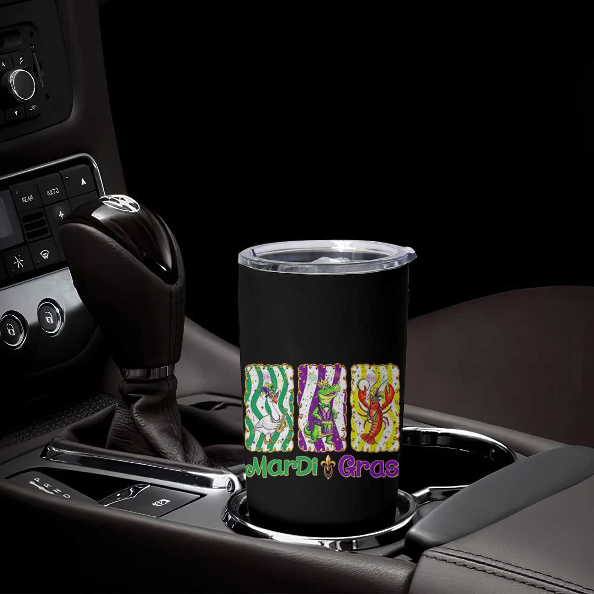 Funny Mardi Gras Animal Tumbler Cup Alligator Crawfish Goose New Orleans Louisiana TS14 Print Your Wear