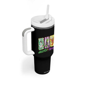 Funny Mardi Gras Animal Tumbler With Handle Alligator Crawfish Goose New Orleans Louisiana TS14 Print Your Wear