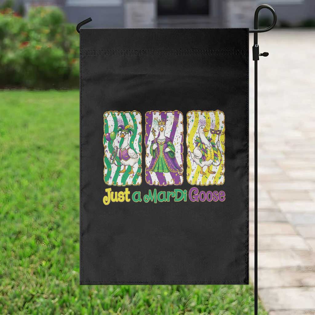 Mardi Gras Goose Garden Flag Just A Mardi Goose TS14 Print Your Wear