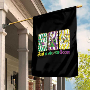 Mardi Gras Goose Garden Flag Just A Mardi Goose TS14 Print Your Wear