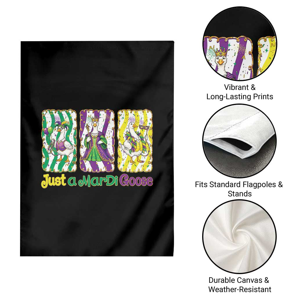 Mardi Gras Goose Garden Flag Just A Mardi Goose TS14 Print Your Wear