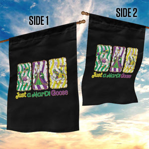 Mardi Gras Goose Garden Flag Just A Mardi Goose TS14 Print Your Wear