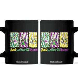 Mardi Gras Goose Coffee Mug Just A Mardi Goose TS14 Black Print Your Wear