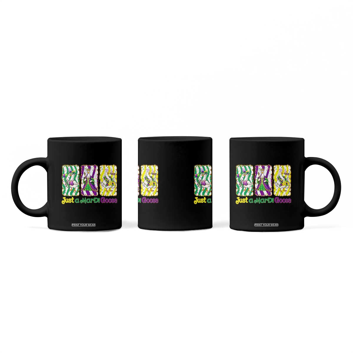 Mardi Gras Goose Coffee Mug Just A Mardi Goose TS14 Print Your Wear