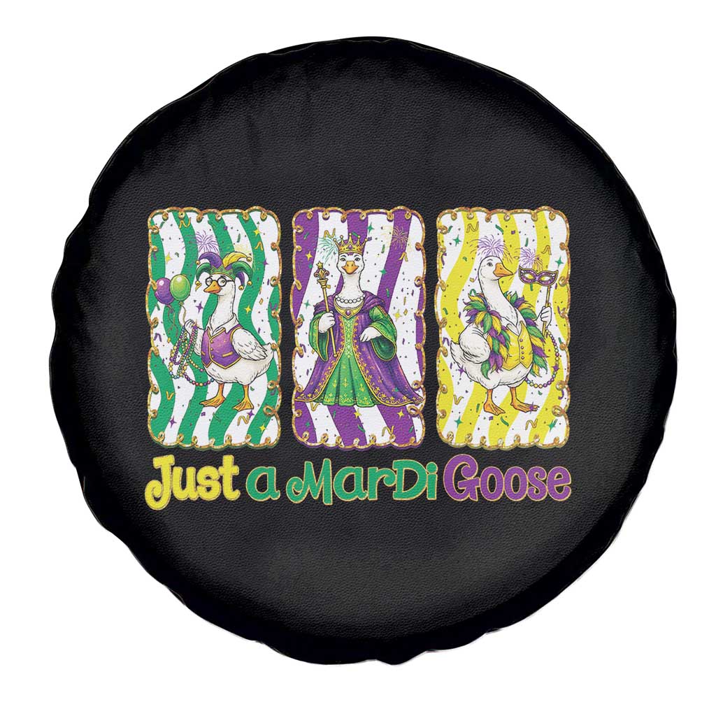 Mardi Gras Goose Spare Tire Cover Just A Mardi Goose TS14 Print Your Wear