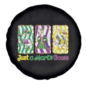 Mardi Gras Goose Spare Tire Cover Just A Mardi Goose TS14 Print Your Wear