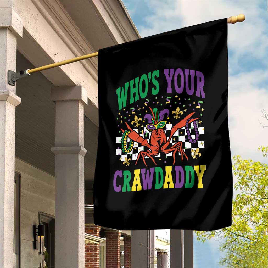 Mardi Gras Crawfish Garden Flag Who Is Your Crawdaddy TS14 Print Your Wear