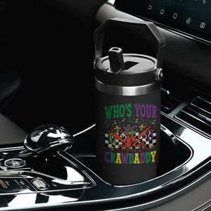 Mardi Gras Crawfish Flip Straw Tumbler Who Is Your Crawdaddy TS14 Print Your Wear