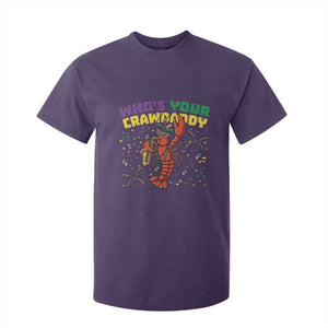 Mardi Gras Crawfish T Shirt For Kid Who Is Your Crawdaddy Carnival Party TS14 Purple Print Your Wear