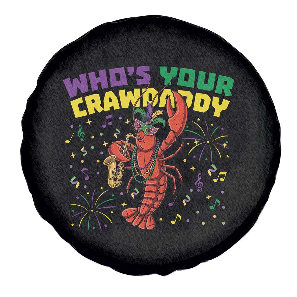 Mardi Gras Crawfish Spare Tire Cover Who Is Your Crawdaddy Carnival Party TS14 Print Your Wear