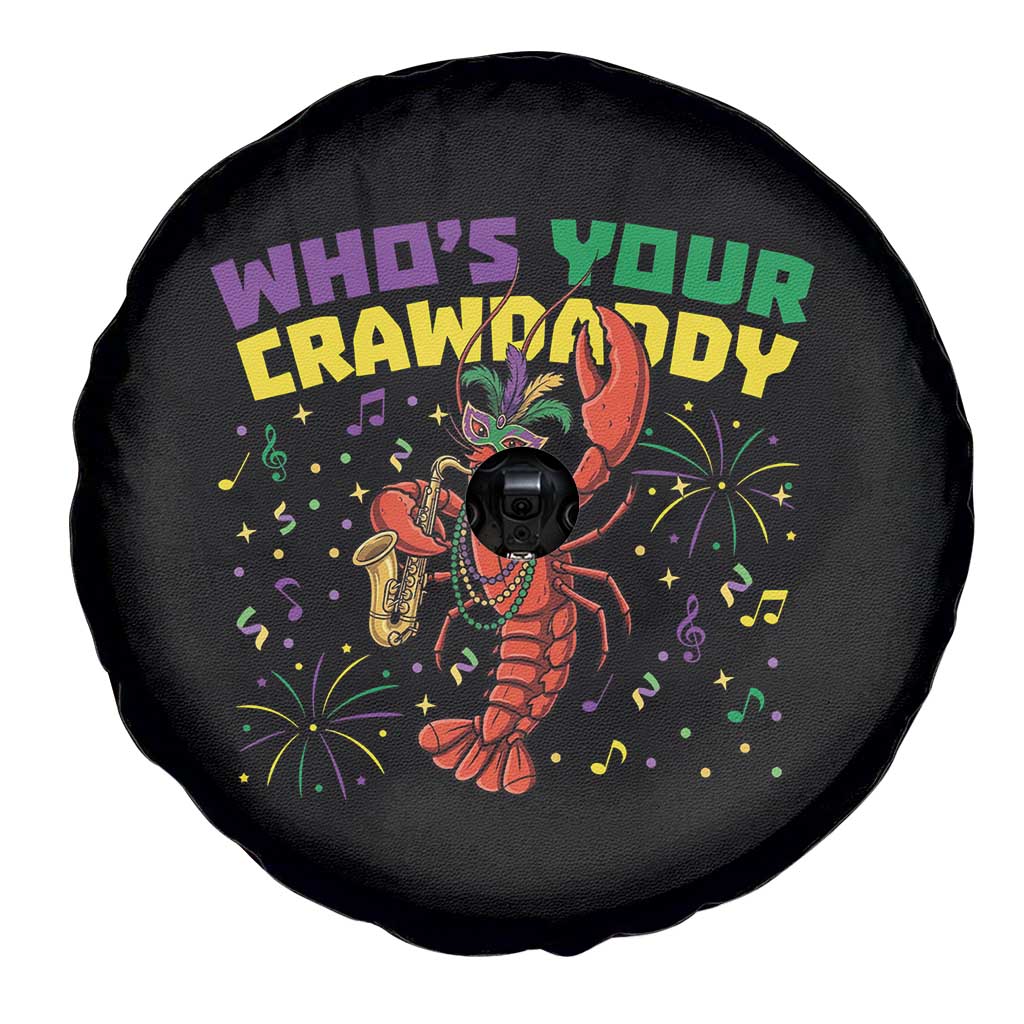 Mardi Gras Crawfish Spare Tire Cover Who Is Your Crawdaddy Carnival Party TS14 Print Your Wear