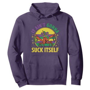 Mardi Gras Crawfish Hoodie It Ain't Gonna Suck Itself TS14 Purple Print Your Wear