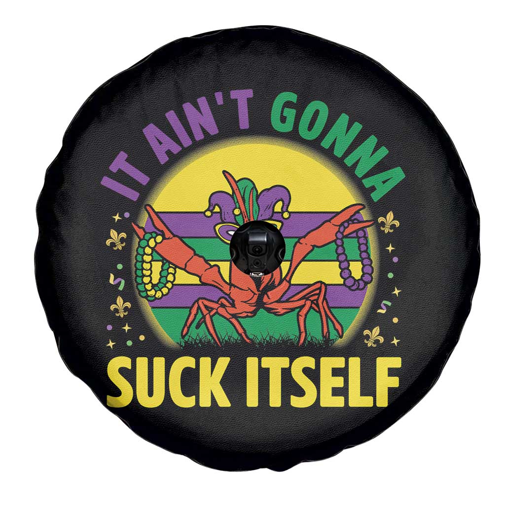 Mardi Gras Crawfish Spare Tire Cover It Ain't Gonna Suck Itself TS14 Print Your Wear