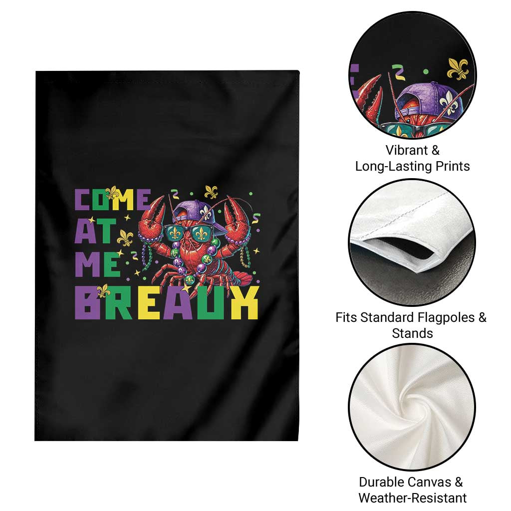 Mardi Gras Crawfish Garden Flag Come At Me Breaux TS14 Print Your Wear