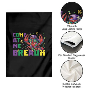 Mardi Gras Crawfish Garden Flag Come At Me Breaux TS14 Print Your Wear