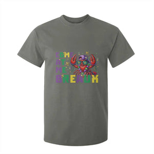 Mardi Gras Crawfish T Shirt For Kid Come At Me Breaux TS14 Military Green Print Your Wear