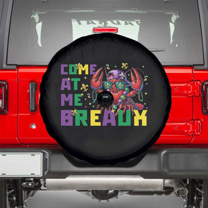 Mardi Gras Crawfish Spare Tire Cover Come At Me Breaux TS14 Black Print Your Wear