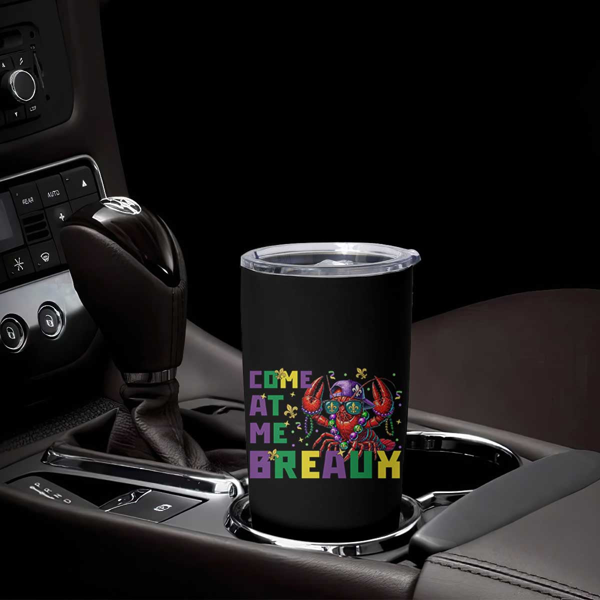 Mardi Gras Crawfish Tumbler Cup Come At Me Breaux TS14 Print Your Wear