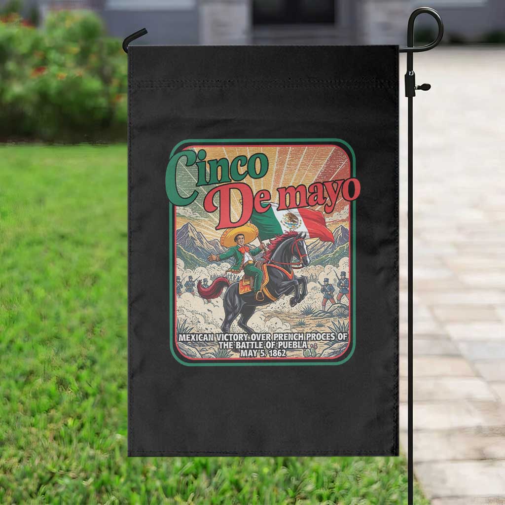Cinco de Mayo Battle of Puebla Garden Flag Mexican Victory History 1862 TS14 Print Your Wear