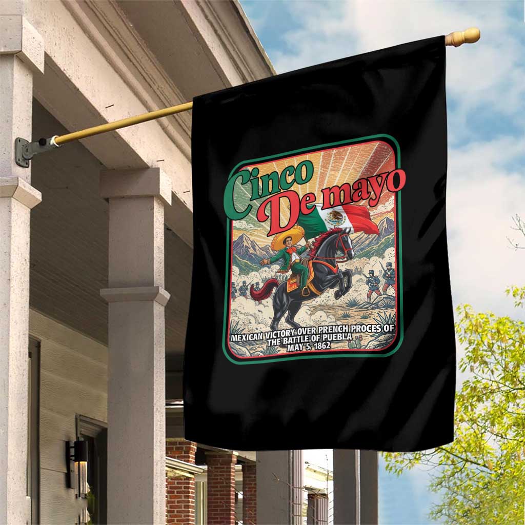 Cinco de Mayo Battle of Puebla Garden Flag Mexican Victory History 1862 TS14 Print Your Wear
