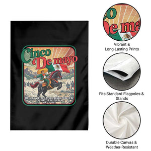 Cinco de Mayo Battle of Puebla Garden Flag Mexican Victory History 1862 TS14 Print Your Wear