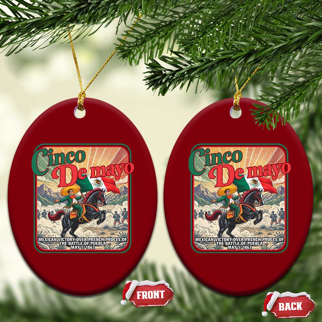Cinco de Mayo Battle of Puebla Ceramic Ornament Mexican Victory History 1862 TS14 Print Your Wear