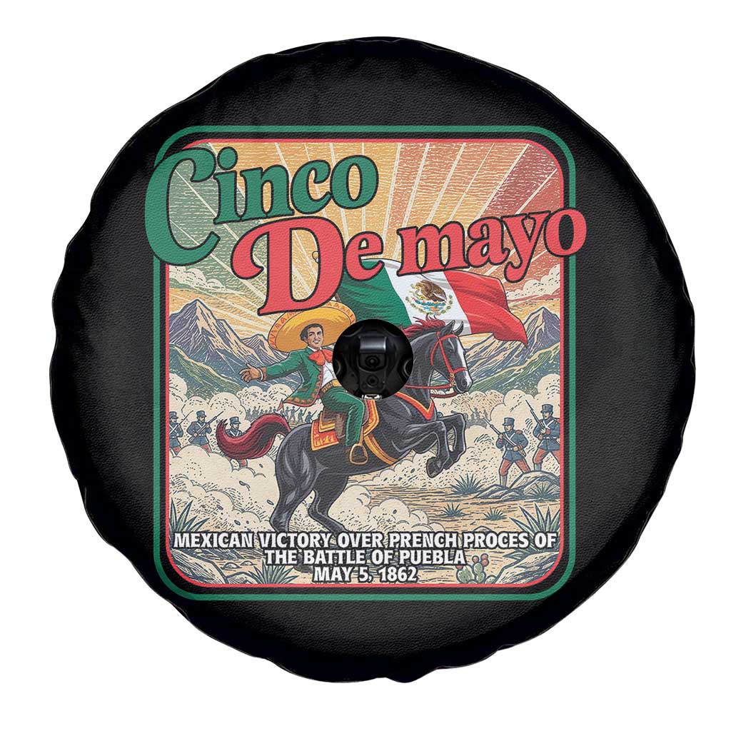 Cinco de Mayo Battle of Puebla Spare Tire Cover Mexican Victory History 1862 TS14 Print Your Wear
