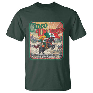 Cinco de Mayo Battle of Puebla T Shirt Mexican Victory History 1862 TS14 Dark Forest Green Print Your Wear