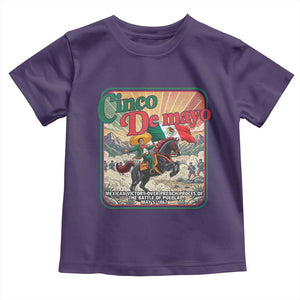Cinco de Mayo Battle of Puebla Toddler T Shirt Mexican Victory History 1862 TS14 Purple Print Your Wear