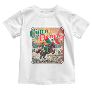 Cinco de Mayo Battle of Puebla Toddler T Shirt Mexican Victory History 1862 TS14 White Print Your Wear