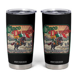 Cinco de Mayo Battle of Puebla Tumbler Cup Mexican Victory History 1862 TS14 Black Print Your Wear