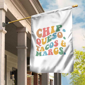Chips Queso Tacos & Margs Garden Flag Cinco De Mayo Mexican Food Margarita Lover TS14 Print Your Wear