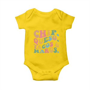 Chips Queso Tacos & Margs Baby Onesie Cinco De Mayo Mexican Food Margarita Lover TS14 Daisy Print Your Wear