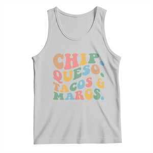 Chips Queso Tacos & Margs Tank Top Cinco De Mayo Mexican Food Margarita Lover TS14 Ash Print Your Wear