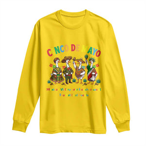 Cinco de Mayo Mexican Victory Long Sleeve Shirt Silly Goose Festive Heritage Puebla Battle 1862 TS14 Daisy Print Your Wear