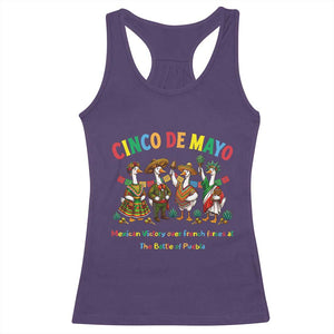 Cinco de Mayo Mexican Victory Racerback Tank Top Silly Goose Festive Heritage Puebla Battle 1862 TS14 Purple Print Your Wear
