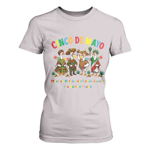 Cinco de Mayo Mexican Victory T Shirt For Women Silly Goose Festive Heritage Puebla Battle 1862 TS14 Ice Gray Print Your Wear