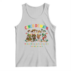 Cinco de Mayo Mexican Victory Tank Top Silly Goose Festive Heritage Puebla Battle 1862 TS14 Ash Print Your Wear