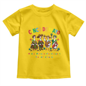 Cinco de Mayo Mexican Victory Toddler T Shirt Silly Goose Festive Heritage Puebla Battle 1862 TS14 Daisy Print Your Wear