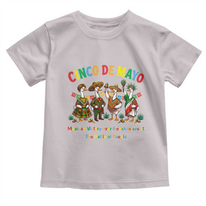 Cinco de Mayo Mexican Victory Toddler T Shirt Silly Goose Festive Heritage Puebla Battle 1862 TS14 Ice Gray Print Your Wear