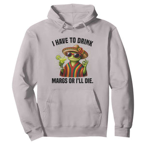 Cinco De Drinko Margarita Hoodie Funny Drinking Lizard Cinco De Mayo Fiesta TS14 Ice Gray Print Your Wear