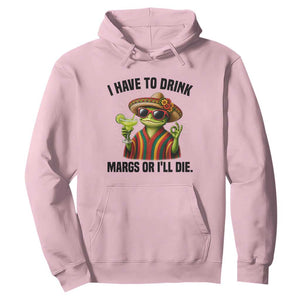 Cinco De Drinko Margarita Hoodie Funny Drinking Lizard Cinco De Mayo Fiesta TS14 Light Pink Print Your Wear