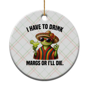 Cinco De Drinko Margarita Ceramic Ornament Funny Drinking Lizard Cinco De Mayo Fiesta TS14 1pc Christmas Plaid Print Your Wear